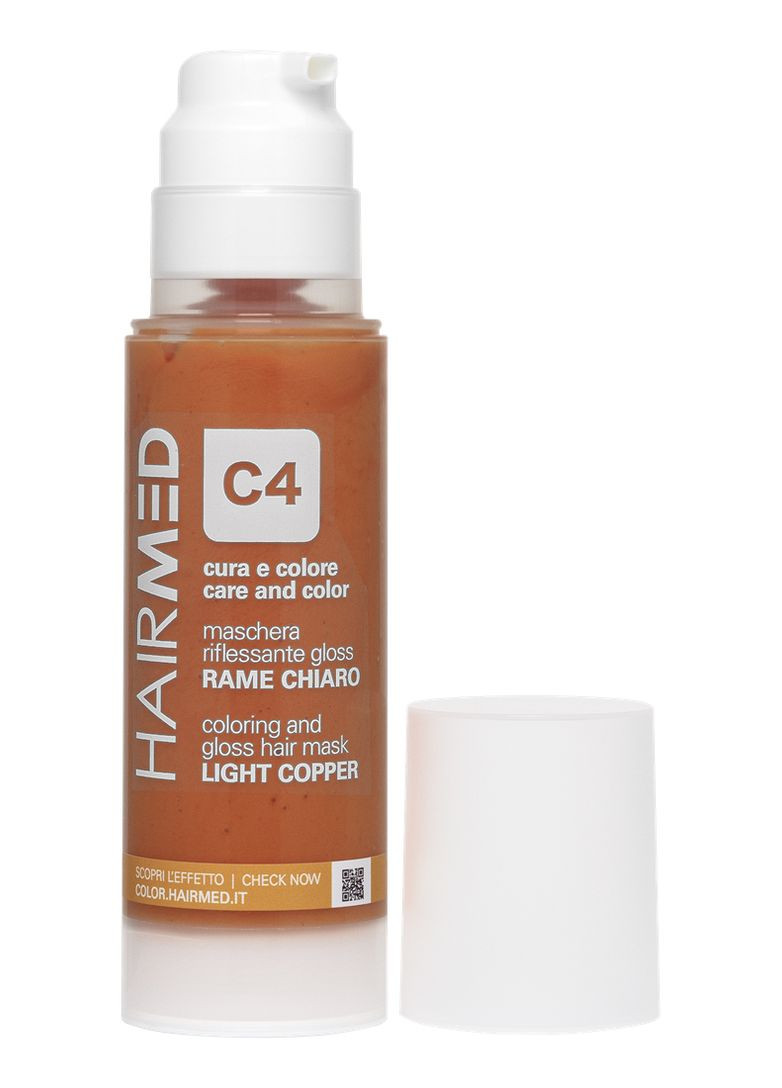 Тонувальна маска Світла мідь C4 150 мл HAIRMED (341264419)