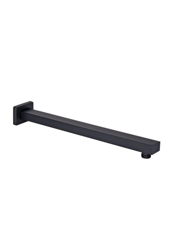 Кронштейн для верхнего душа Trubice 400 мм прямоугольный QTTRU120BLM45929 Black Matt Qtap (392918338)