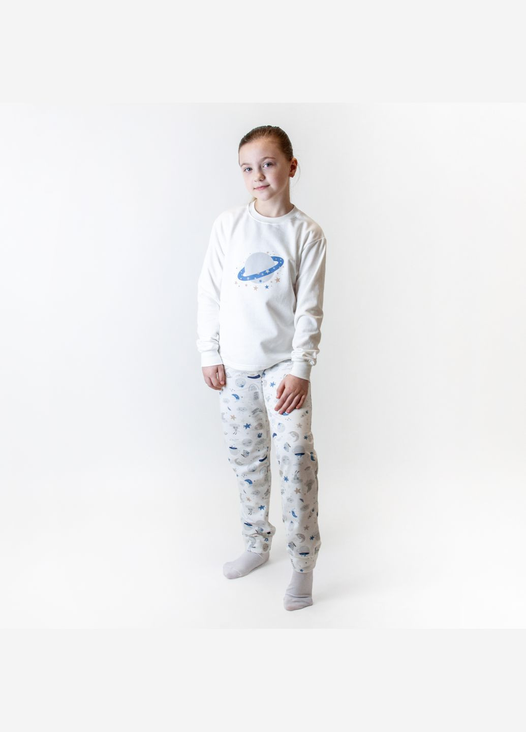 Комбинированная детская пижама с начесом dexter`s moon bunny dexter's