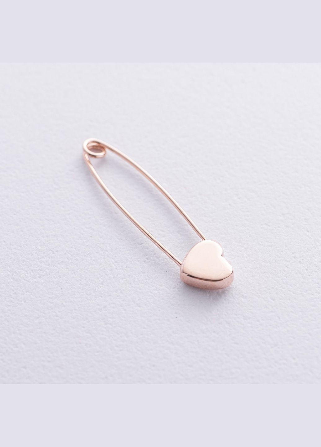 Золота шпилька Сердечко зак00352 Oniks (268830829)
