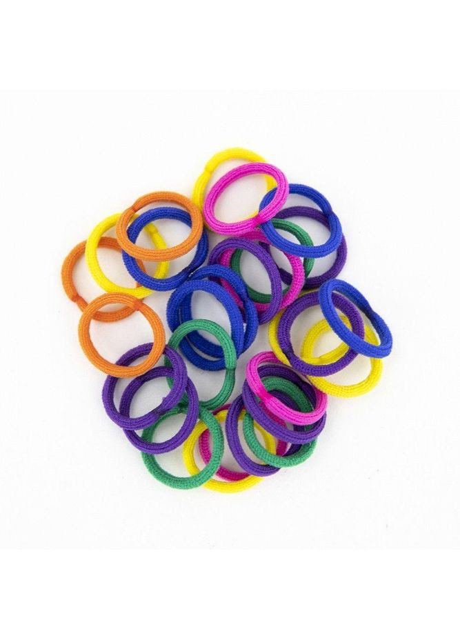 Набір резинок для волосся 2 см в органайзері - мікс кольорів 2 Plus-plus (352744182)