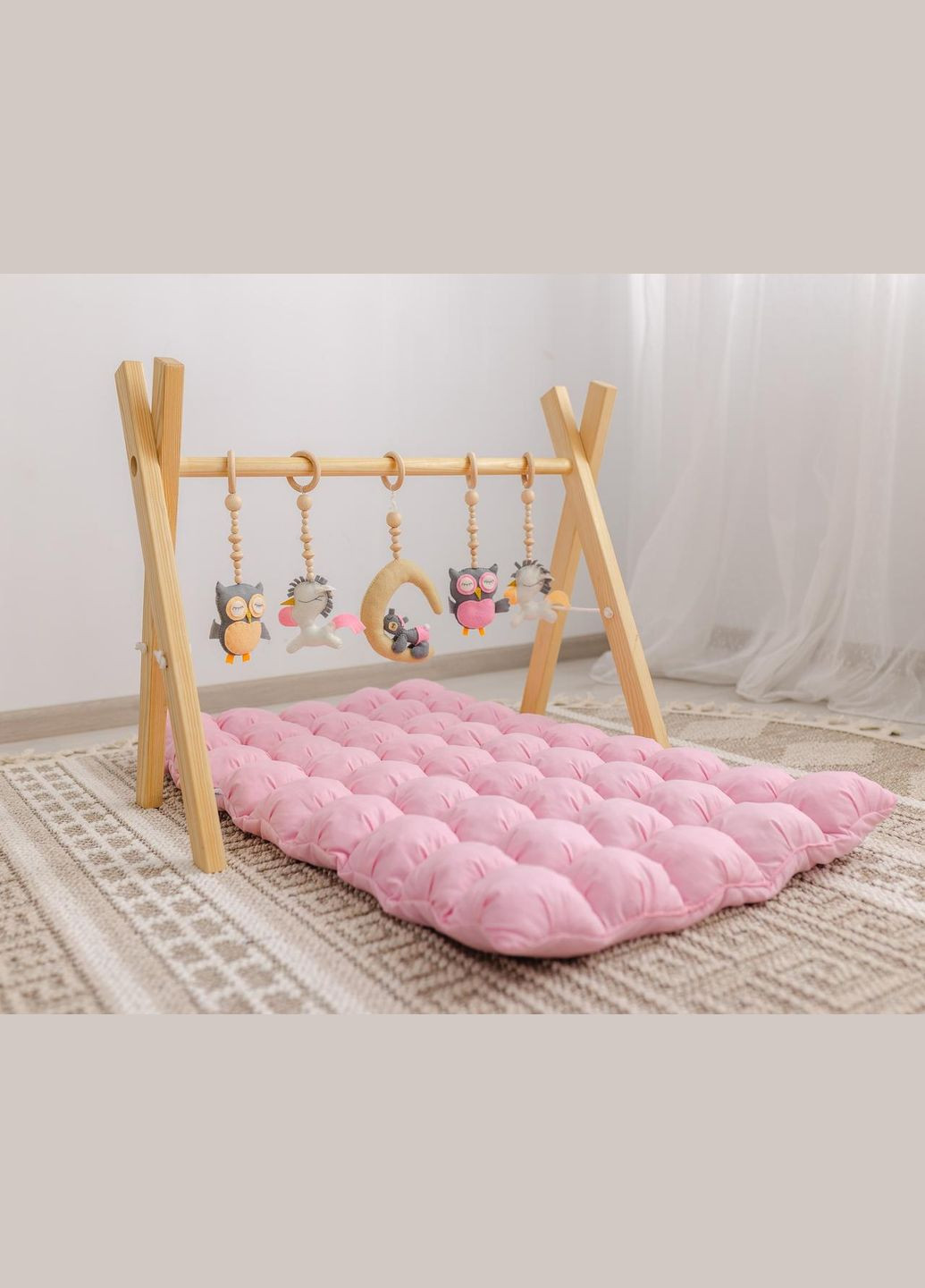 Мобіль дитячий підлоговий Солодкі сни з матрациком Принцеса No Brand (316256949)