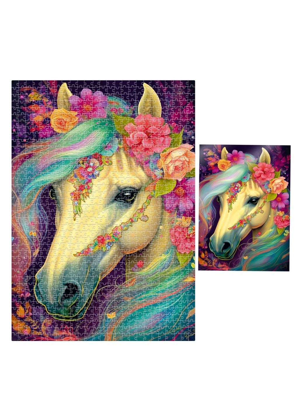 Пазли . Перлина квітів 1000 деталей DT1000-12 (укр) De.tail (293971850)