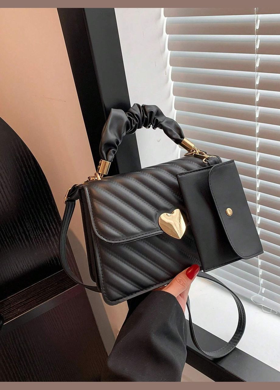 Женская сумка кросс-боди черная No Brand (290665276)