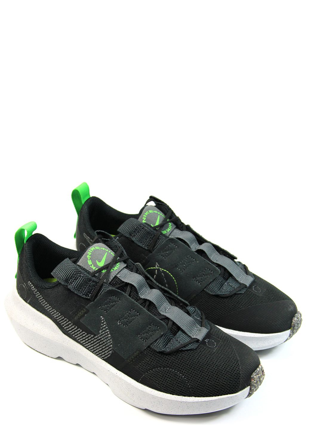 Женские кроссовки Crater Impact (Gs) DB3551-001 Nike чёрные демисезоны (323137046)