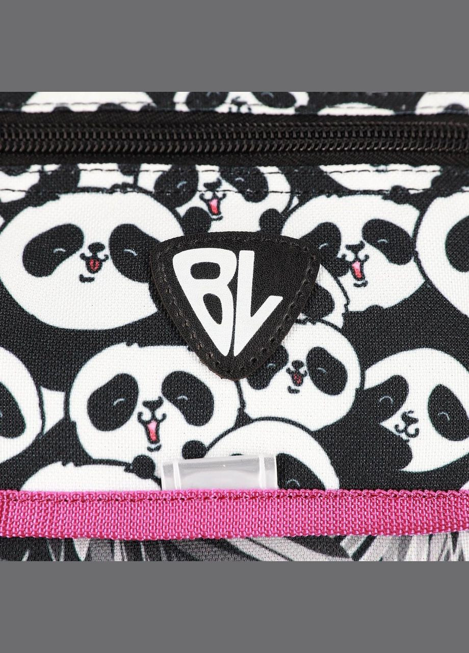 Шкільний рюкзак для дівчаток 20л з малюнком панди чорний 881 Відмінник (00058070) Bagland (337165397)