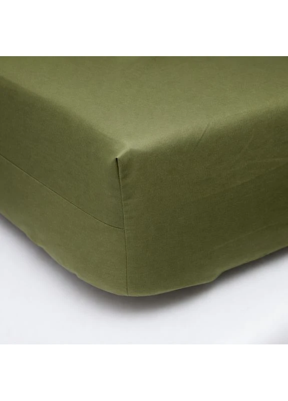 Простирадло на резинці Бязь Gold Люкс 160х200х10 см (MS-850002894) Moon&Star Olive Luxe (386587166)