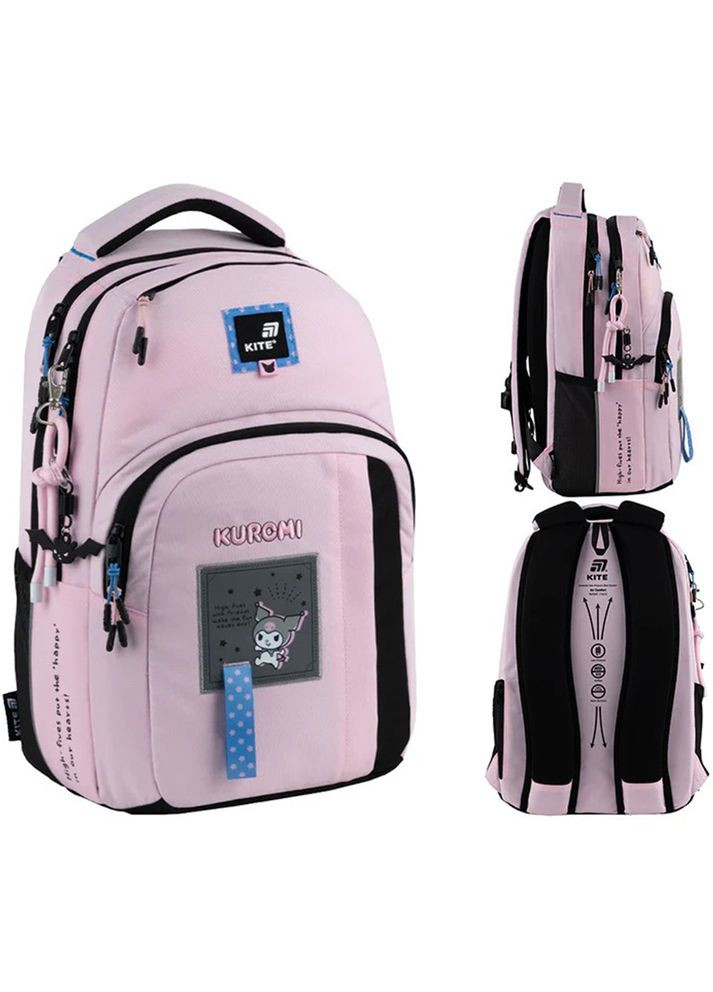 Рюкзак Education teens Kuromi 17 л HK25-2578M Kite (322873084)