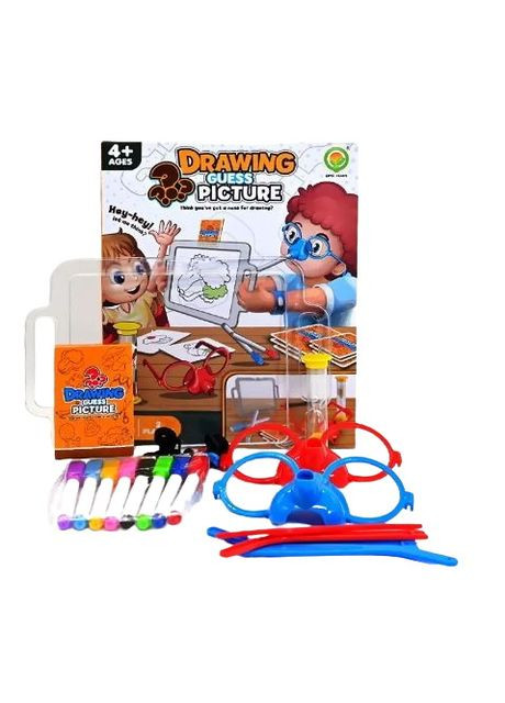 Настольная игра "Рисуй носом" 4+ 1210, в коробке (6902241808978) Shantou Yisheng (368545104)