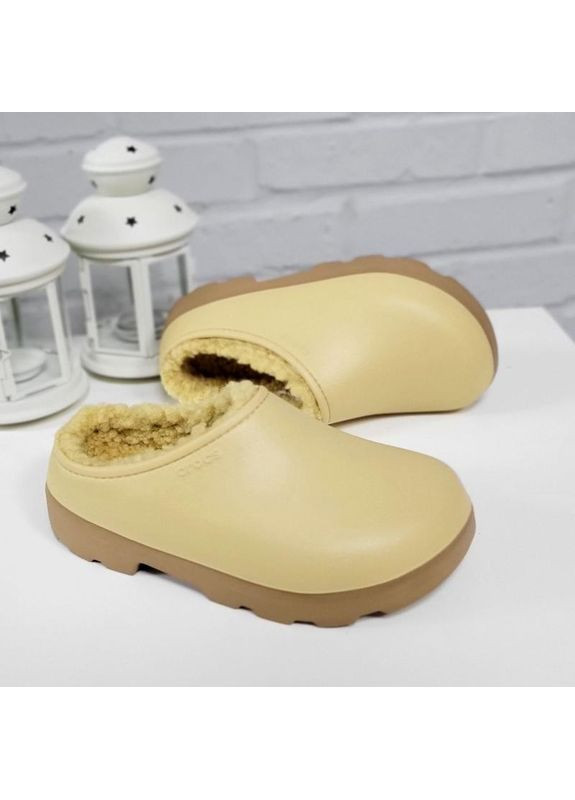 Жіночі крокси утеплені Dylan Clog Black Crocs Lined (349724282)