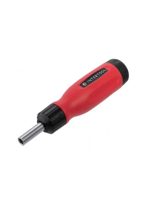 Отвертка реверсивная с комплектом насадок 12 ед VT-1003 Intertool (402250821)