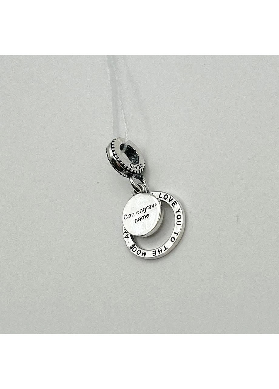 Шарм срібний "До місяця та назад" 2,52 г No Brand (369737066)