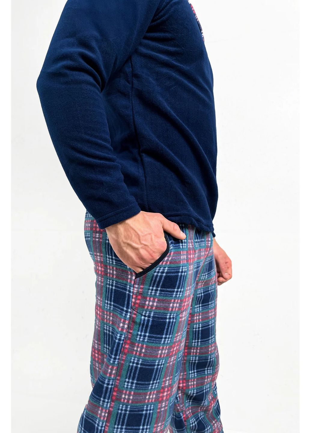 Флісова чоловіча піжама Pijamoni 6100-6 blue (366197459)