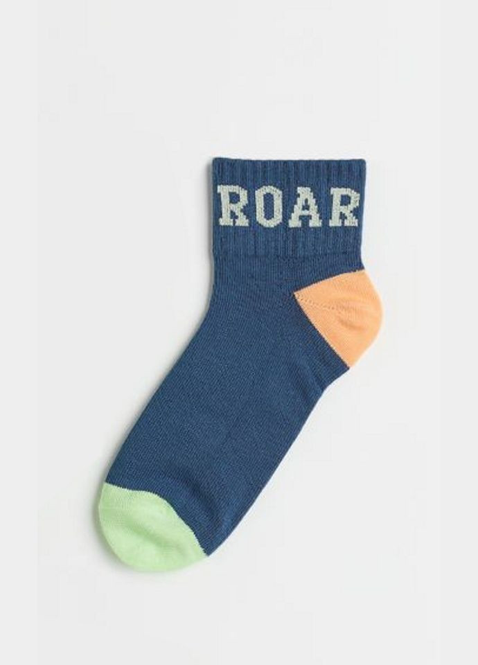 Шкарпетки з широкою резинкою для хлопчика 0487207-029 темно-синій H&M (289354071)