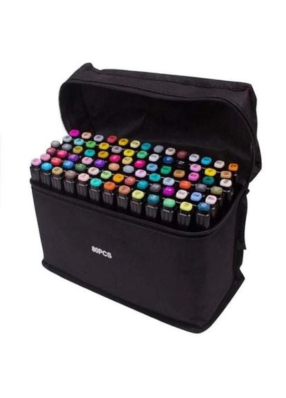 Набор для рисования Touch Qiuci Маркеры двухсторонние для скетчинга 80 шт (TC2580) MFC (369473518)