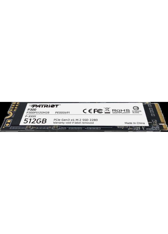 Накопичувач SSD M.2 512GB P300 NVMe 2280 (P300P512GM28) Patriot (360422258)