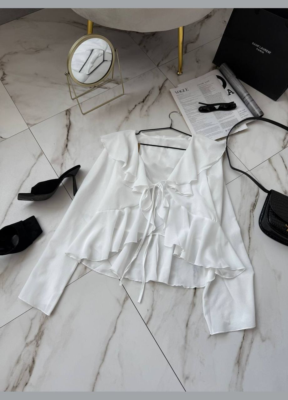 Молочная женская блузка FINO Mode