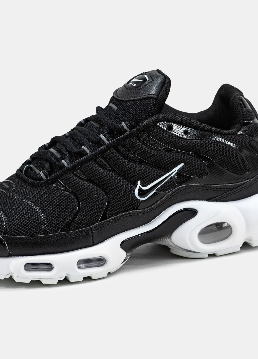 Кроссовки женские и мужские Nike Air Max TN Plus black | Найк Аир Макс ТН Плюс черные No Brand чёрные демисезоны (315483013)