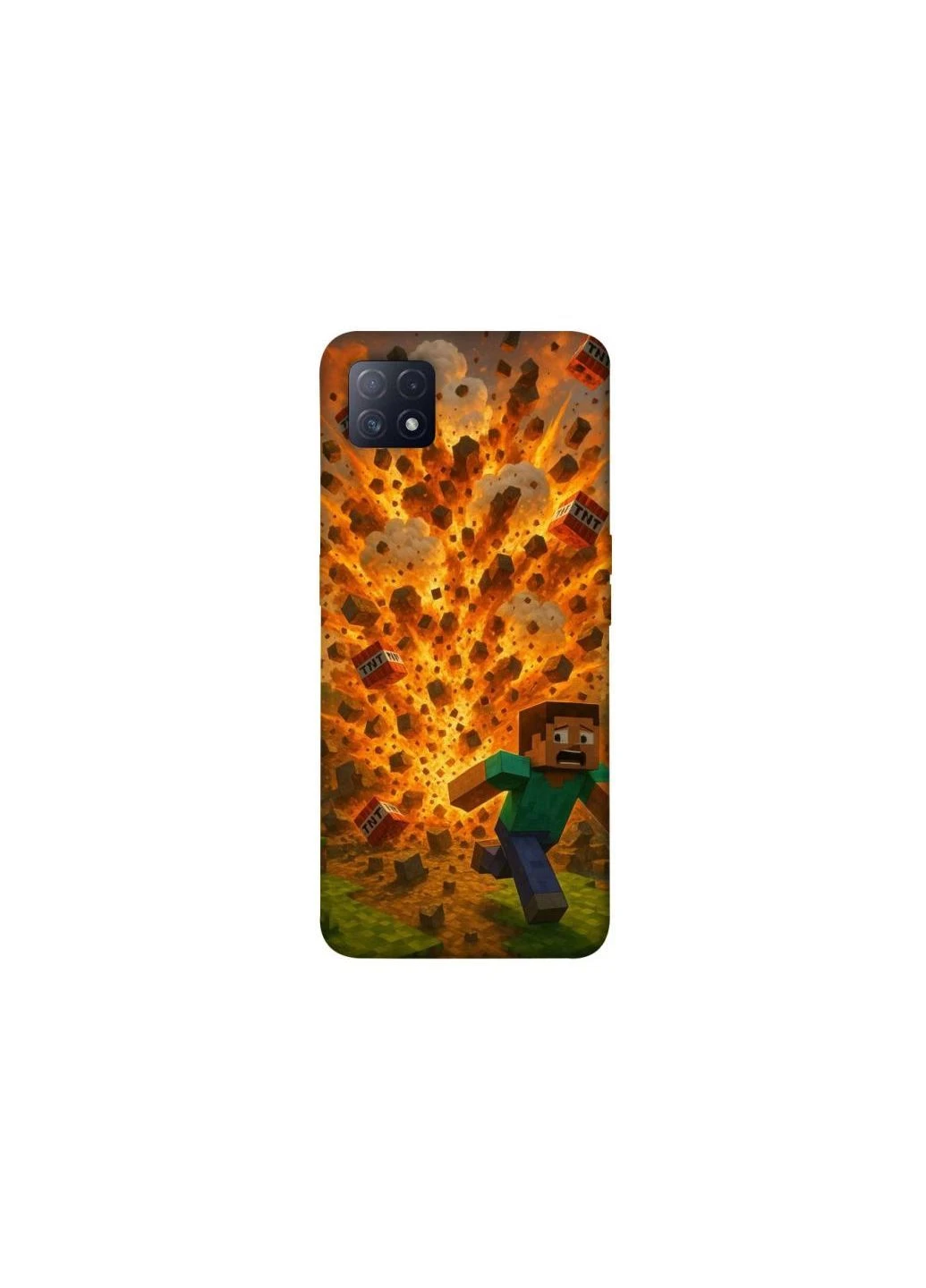 Чохол на Oppo A72 5G / A73 5G Minecraft v7 Frontalka (380646335)