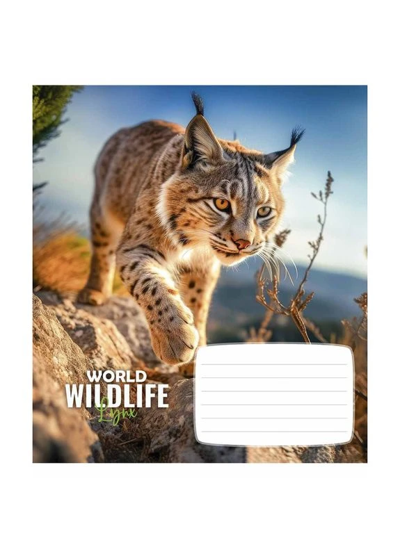 Тетрадь 24 л. линия " " / World Wild Life Школярик (381102526)