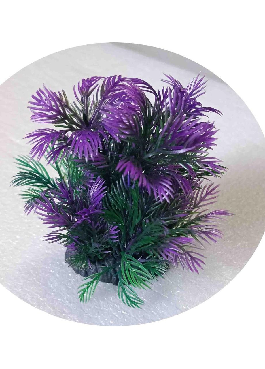 Растение пластиковое водоросли TROPICAL PLANT, Декорация для аквариума фиолетовозеленея 8 см A8011152 Croci (282959831)