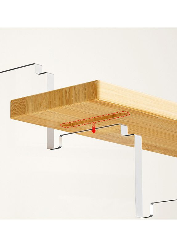 Товарна підставка-стенд на 4 полиці для косметики, лаків, фігурок, товарів 300х220х155мм ( код: TPS-4p2 ) Woody (365722042)