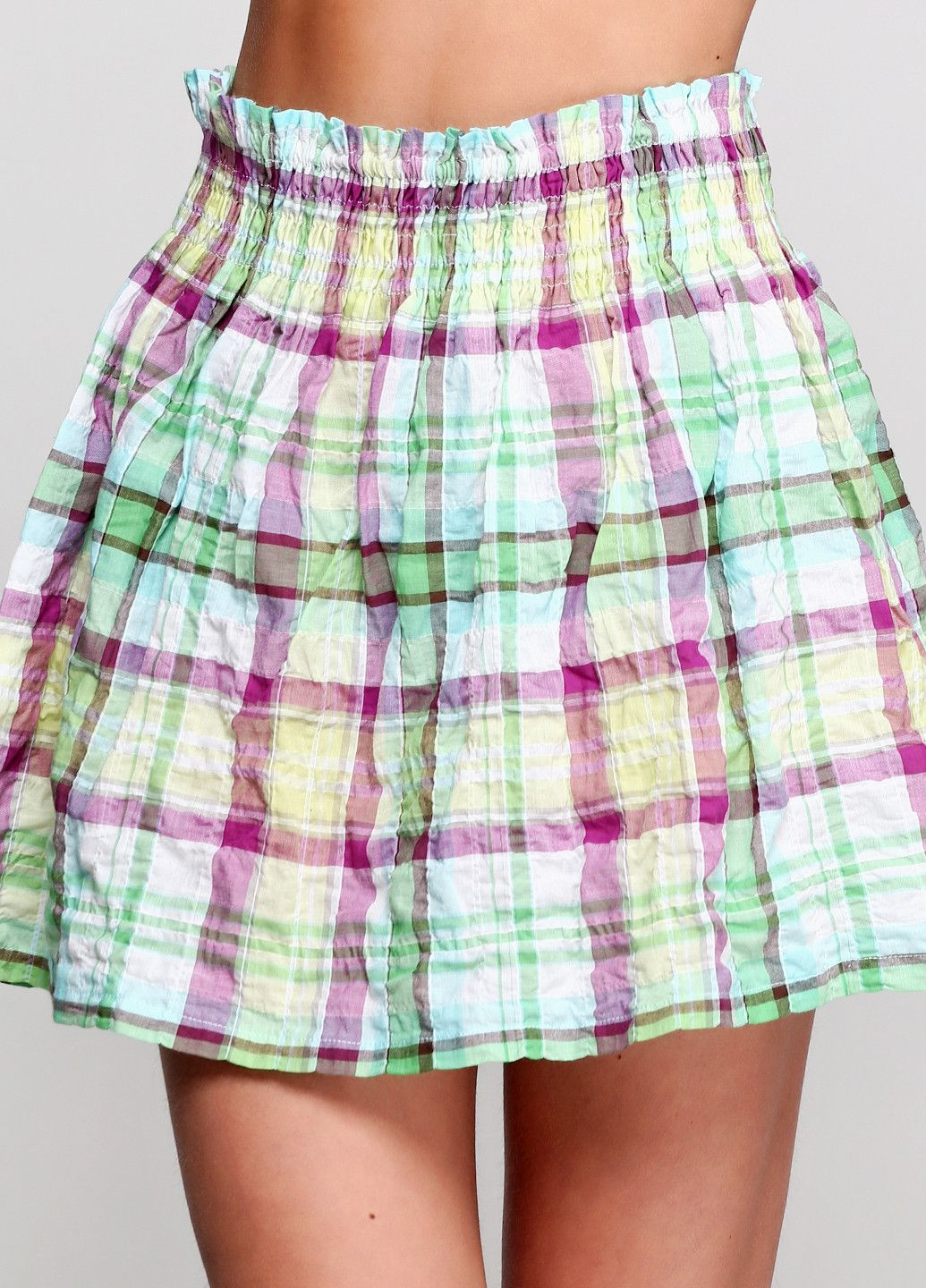 Салатовая повседневная юбка салатовый OVS