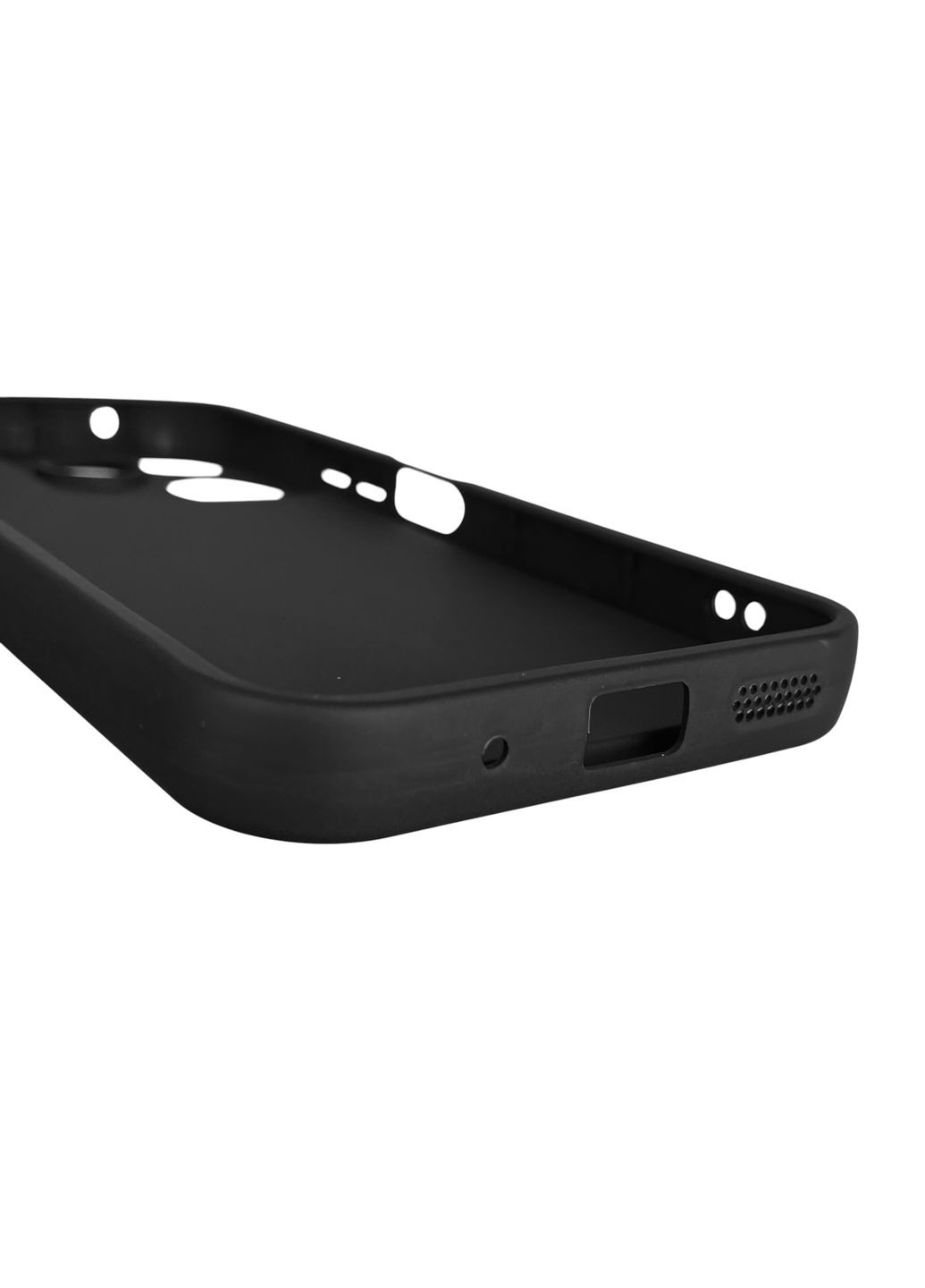 Чехол силиконовый Soft Touch с 3D принтом для Redmi 13 4G черный (Полная защита камеры) Xiaomi (371653135)