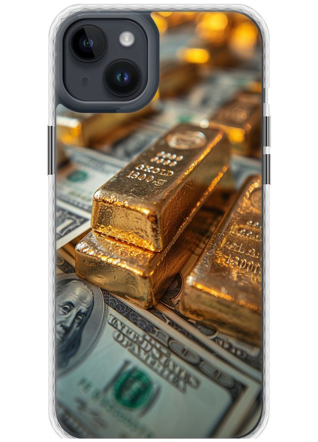 Чехол Bumper MagSafe чехол 'Слитки и доллары' для Endorphone apple iphone 14 plus (291130387)