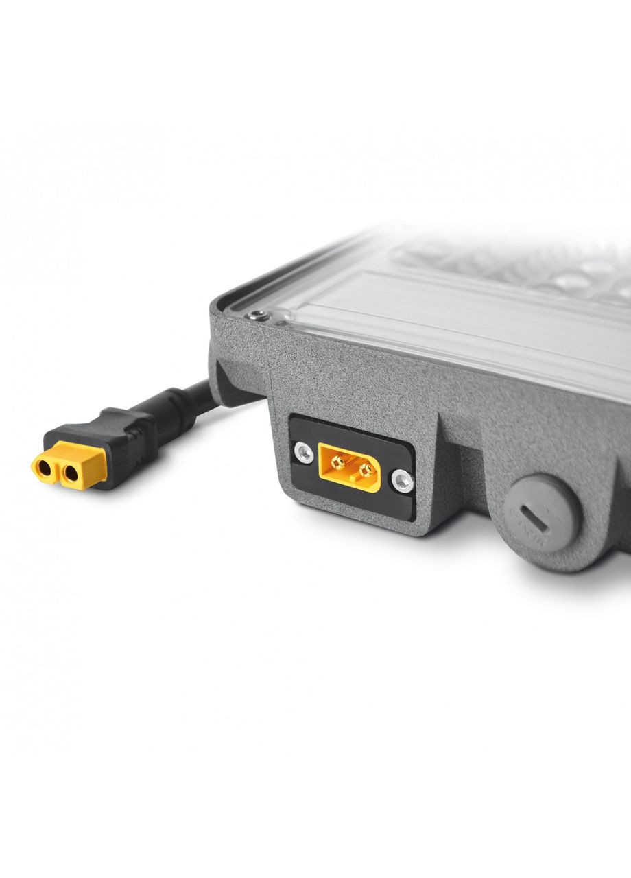 LED фонарь прожектор уличный акумуляторний 600Lm 10W 5000K Серый Videx (335834548)