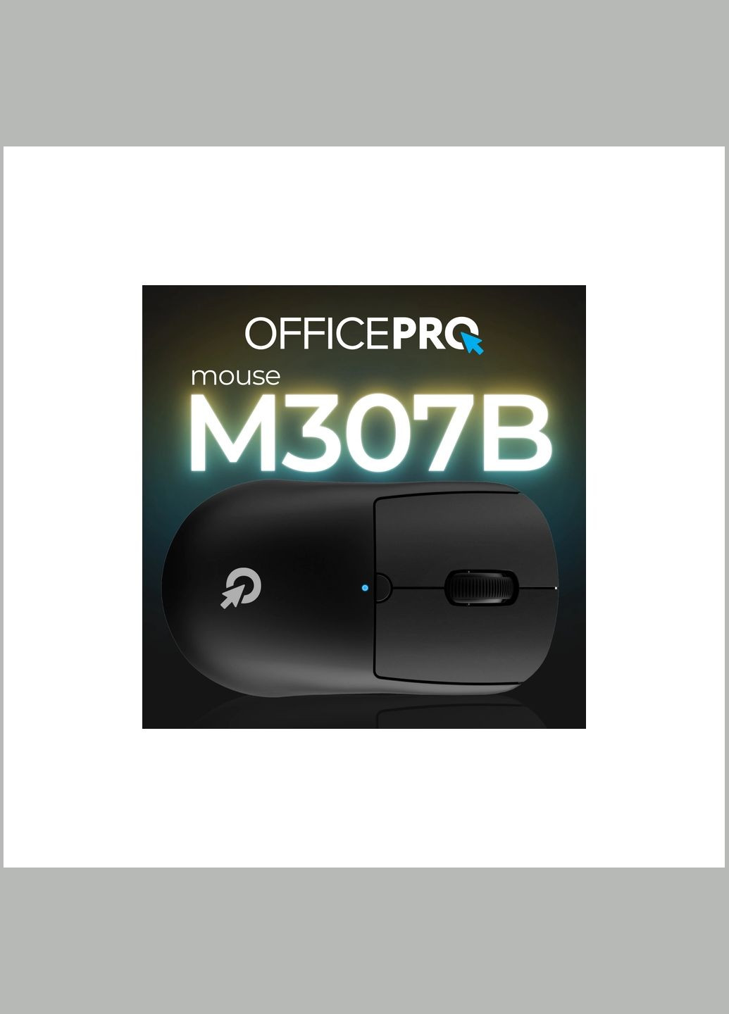 Мишка M307B Silent Click Wireless/Bluetooth Black (M307B) OfficePro (319761132)