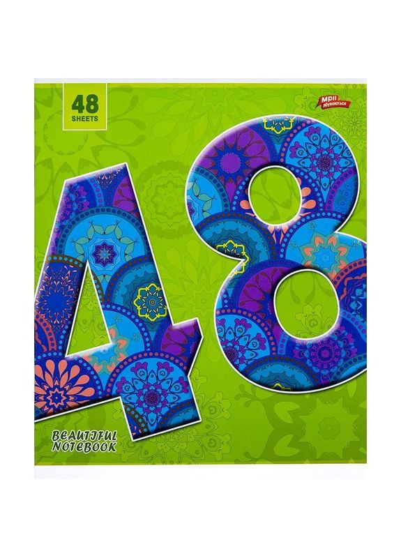 Зошит кольоровий 48 аркушів, клітинка (16 штук в упаковці) (3389) Мрії Збуваються (362425665)