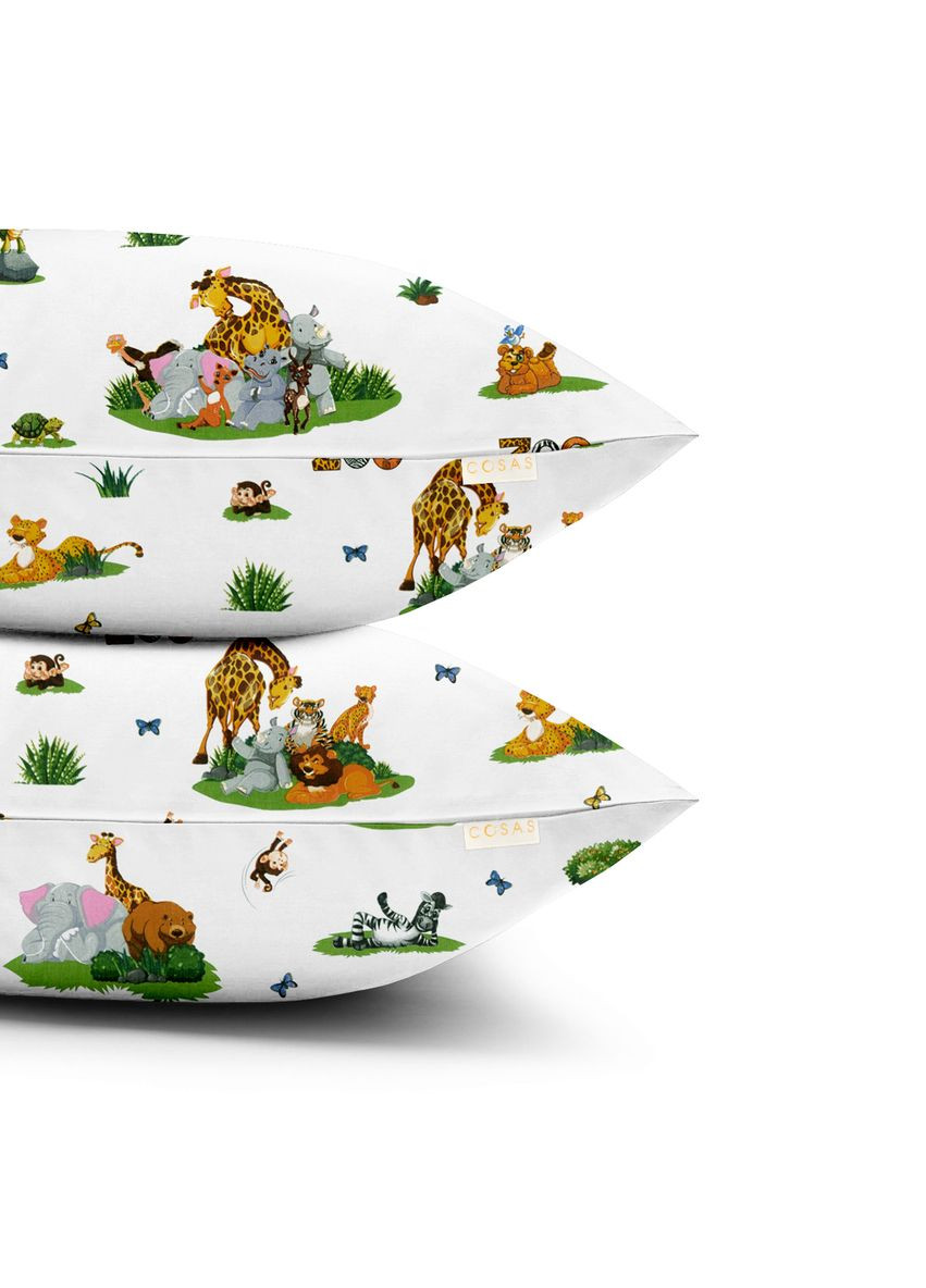 Набір наволочок на подушку 40х60 ZOO ANIMALS CS2 (4822052260104) Cosas (367914353)
