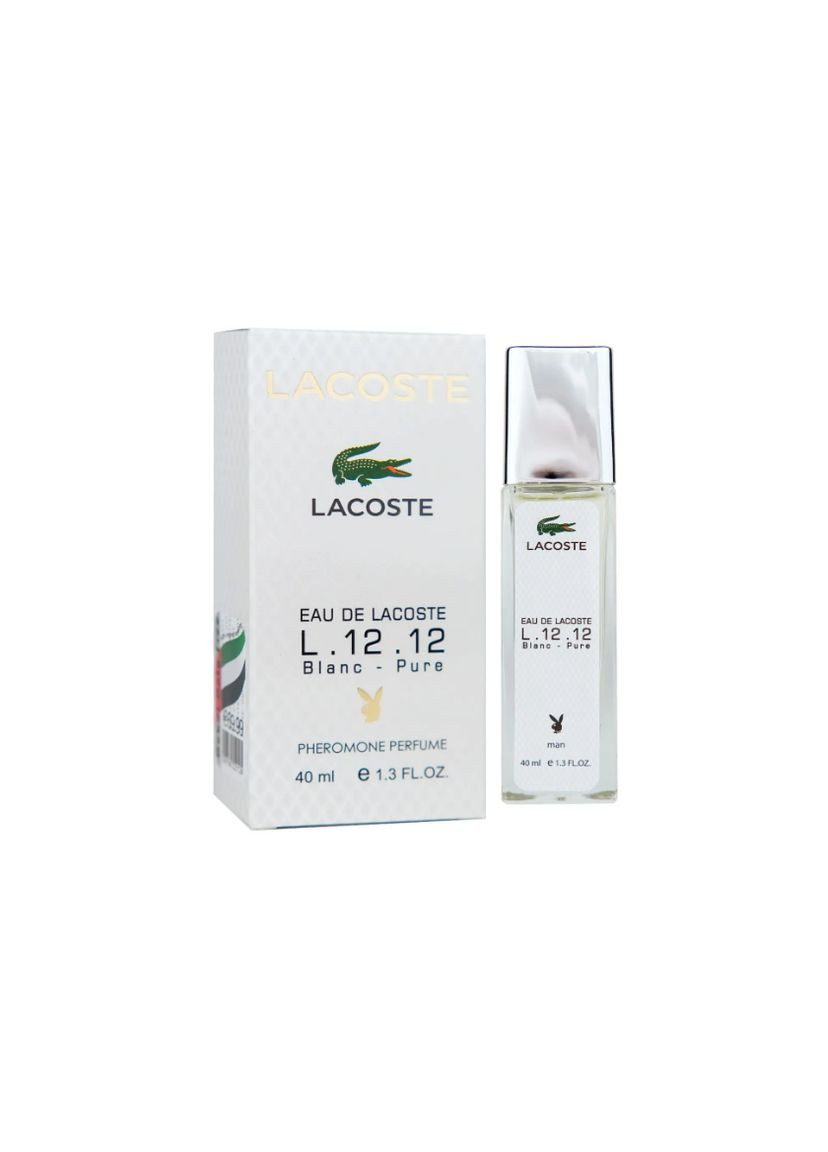 Парфуми чоловічі Eau De Lacoste L.12.12 Blanc Pheromone Parfum, 40 мл No Brand (356504863)