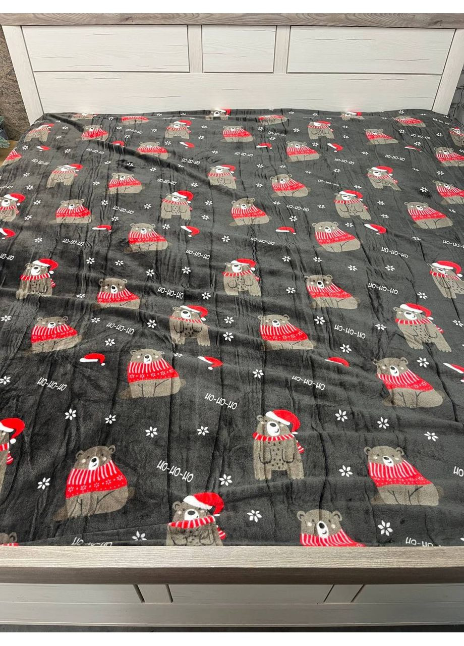 Новогодний флисовый плед евро Vishnya (367041199)