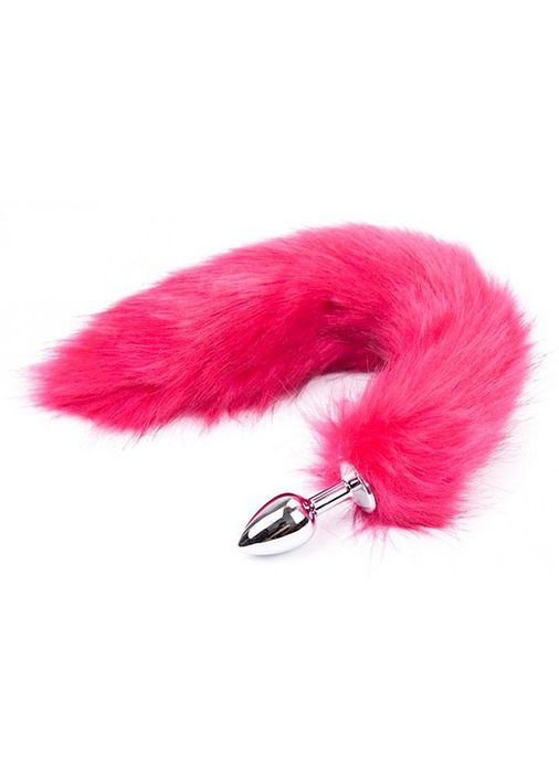 Анальная пробка с лисьим хвостом — Белый — Анальные игрушки - (372734223)