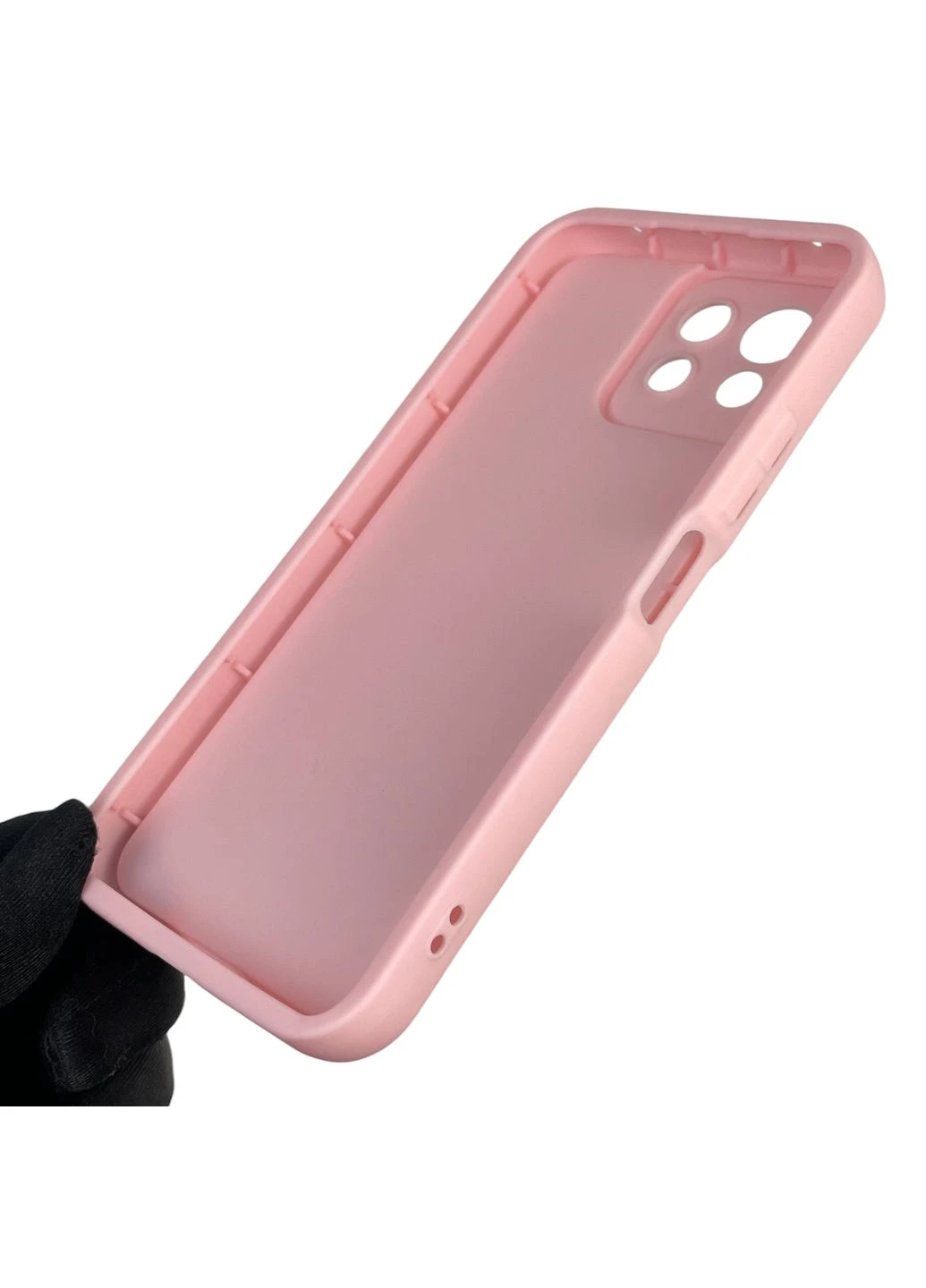 Чохол силіконовий оригінальний Soft Touch з 3D принтом кумедний тед ведмідик для Mi 11 Lite рожевий (Повний захист камери) Xiaomi (378976215)