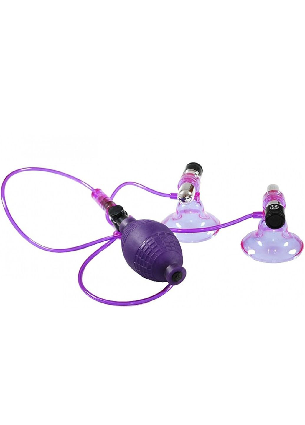 Вакуумный насос с вибрацией для груди Ultraviolett Nipple Sucker INTERSHOP Orion (341303629)