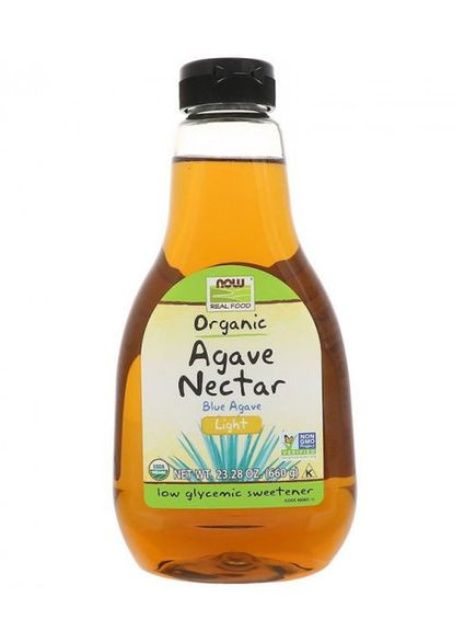 Сироп блакитний агави органічний світлий 660 г Now Foods (356680668)