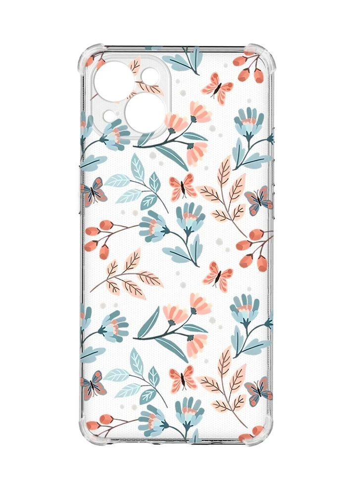 Чехол с утолщенными углами на iPhone 15 Plus:: Цветочный фон (принт 370) Creative (360692348)