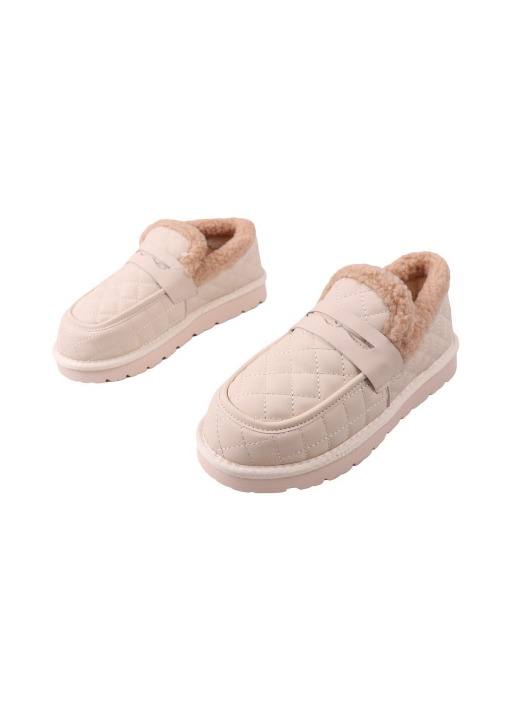 Туфлі жіночі молочні на низькому ходу Fashion 155-25ZTC білі (305837884)