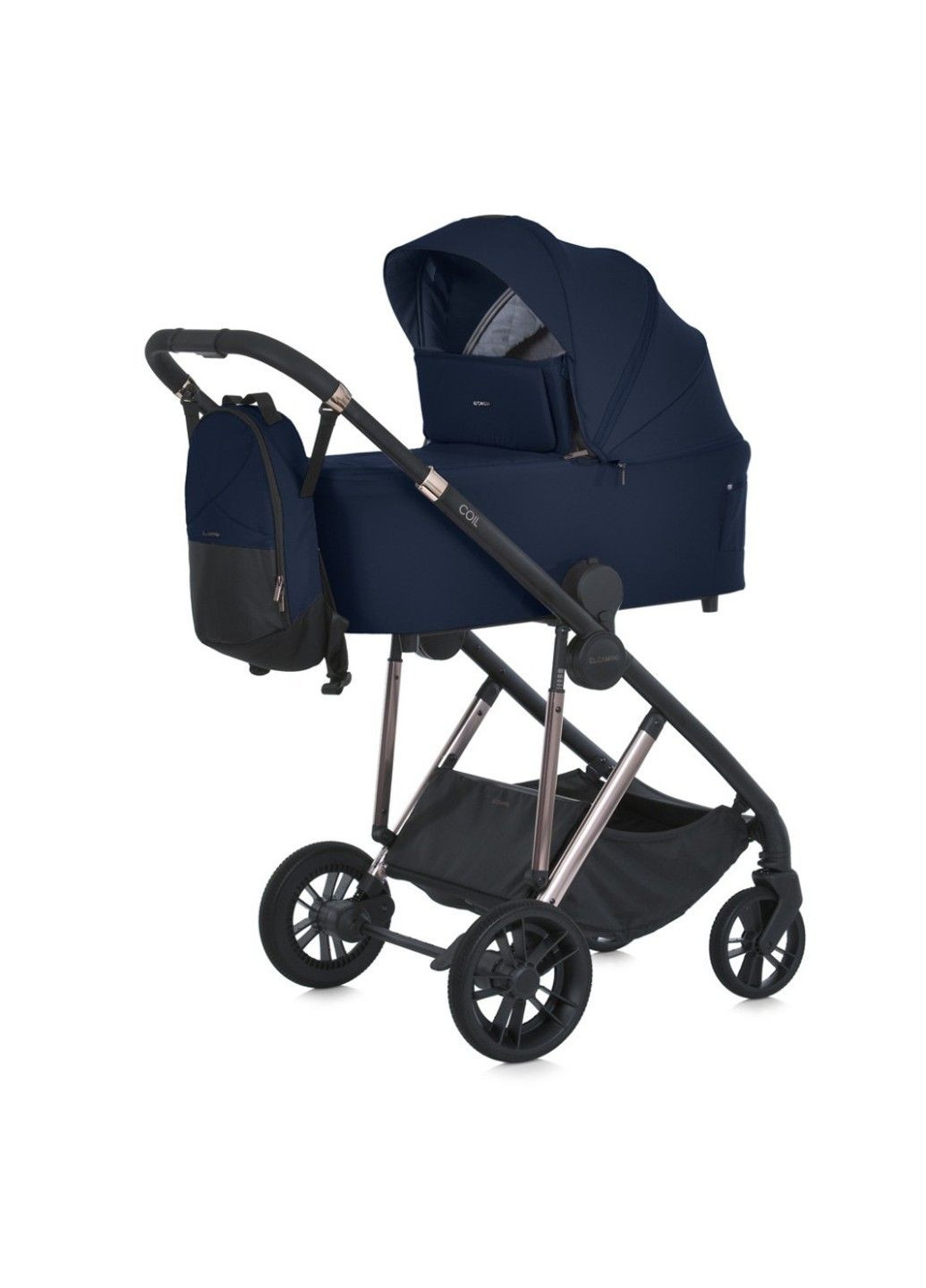 Дитяча універсальна коляска 2 в 1 COIL ME 1190 Iris Blue El Camino (341306909)