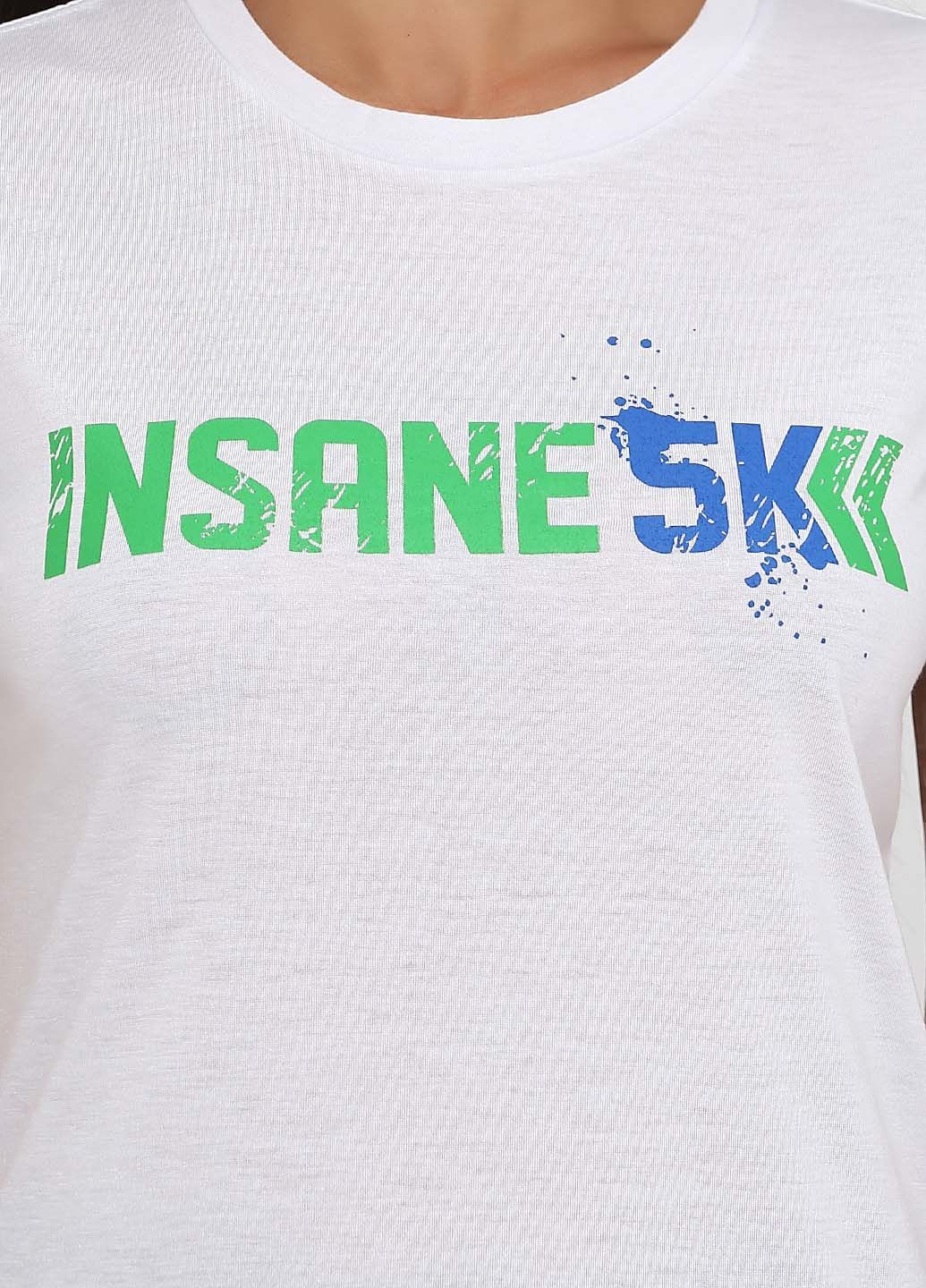 Белая футболка мужская Pole Position