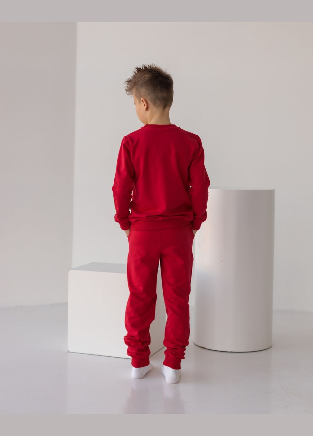 Красная детский комплект на мальчика байка Tom John