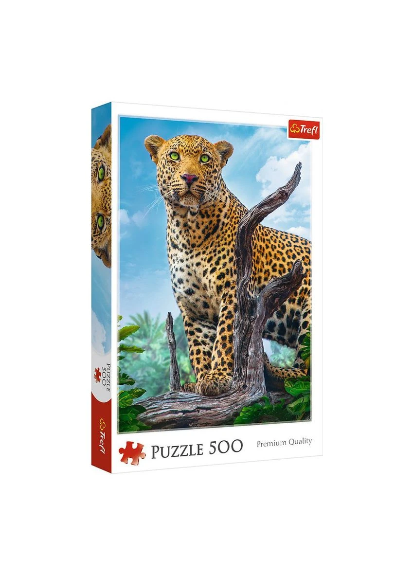 Пазл з диким леопардом 500 деталей Trefl (391582095)
