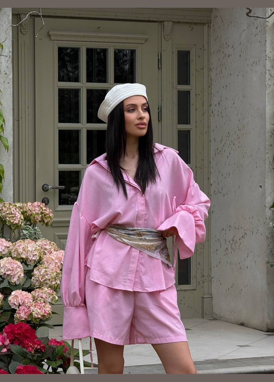 Женский костюм Лен No Brand (347176287)