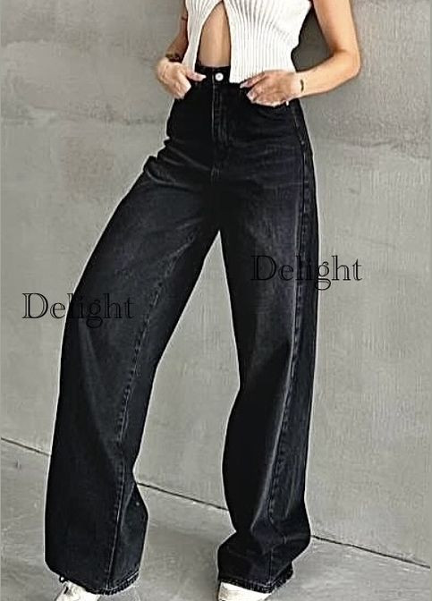 Трендовые джинсы Багги Палаццо отменного качества No Brand - (316539991)