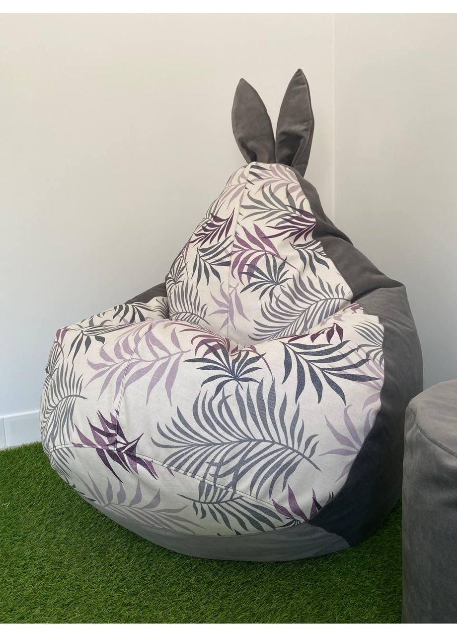 Кресло-мешок Зайка Груша, MEGA XXXL - 160х120 Оксфорд 600D.PU.WR 179 Бордовый SkyPuff (361257973)