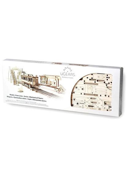 Механический 3D пазл Механический город "Трамвайная линия" (70028) UGEARS (364115054)