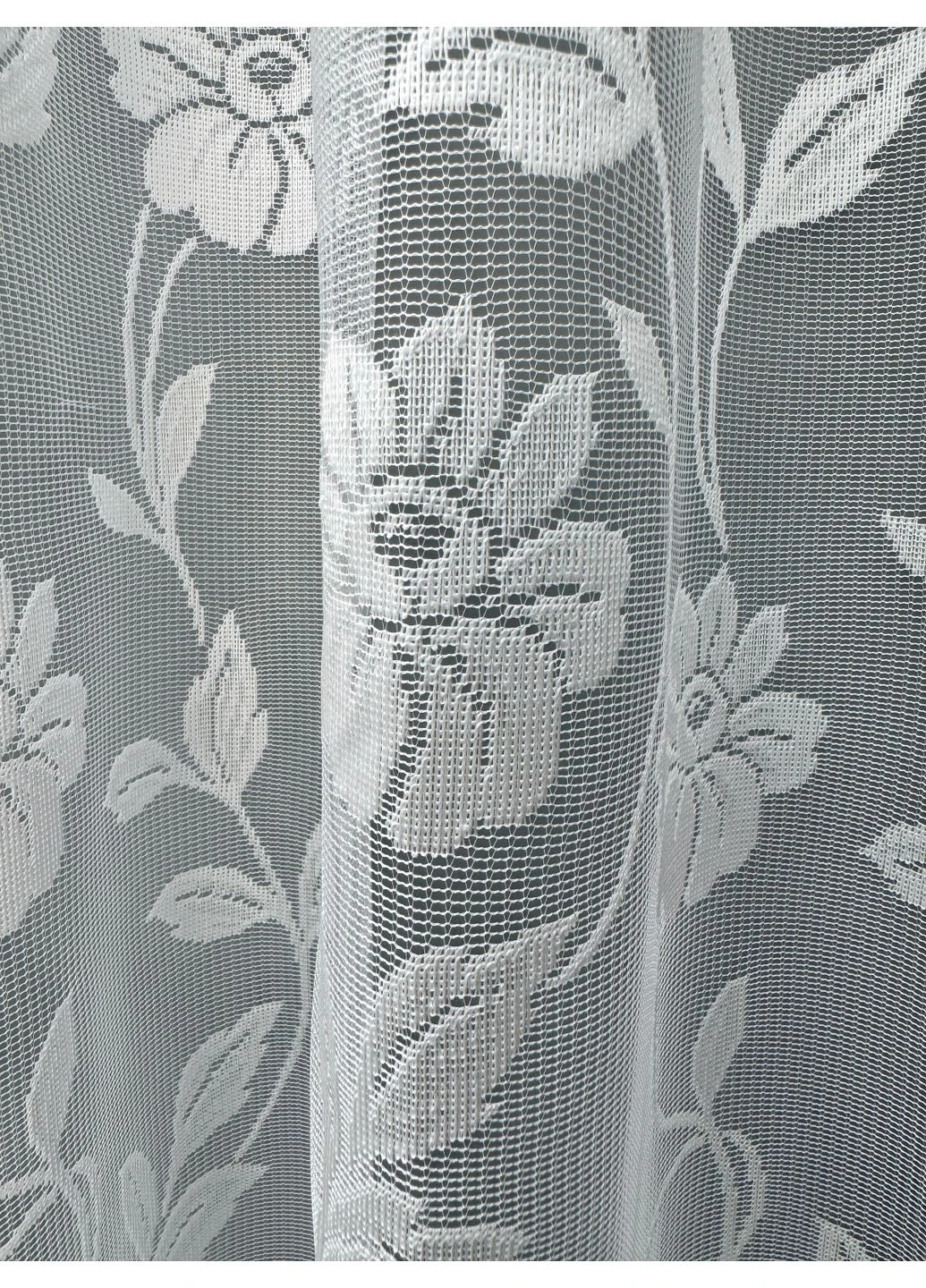 Тюль 2091т Жакард Білий 400х270 см (42-1322) VR-Textil (402872714)